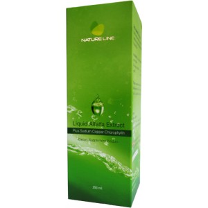 Liquid Alfalfa Extract Plus Copper Chlorophyll (คลอโรฟิลล์เข้มข้น)